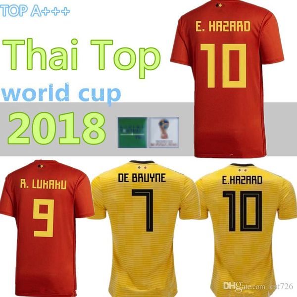 belgium 2018 world cup home red thailand quality lukaku fellaini e.hazard kompany de bruyne soccer jersey belgium football shirt, Black;yellow
belgium 2018 world cup home red thailand quality lukaku fellaini e.hazard kompany de bruyne soccer jersey belgium football shirt, Black;yellow