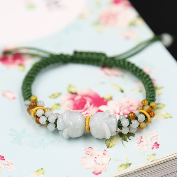 natural jade genuine jade double roses double lotus two mens and womens hand woven bracelet, Black
natural jade genuine jade double roses double lotus two mens and womens hand woven bracelet, Black