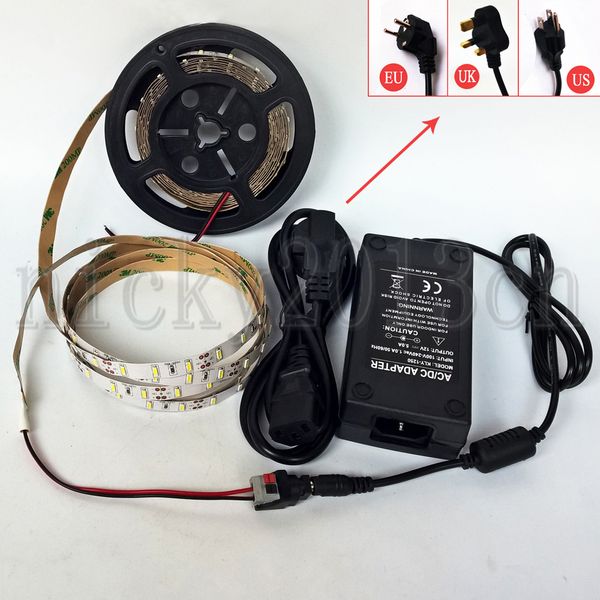 full kit 5m 7020 led flexible strip light 300leds tape ribbon super bright non waterproof + 12v 5a power supply + dc connector
full kit 5m 7020 led flexible strip light 300leds tape ribbon super bright non waterproof + 12v 5a power supply + dc connector