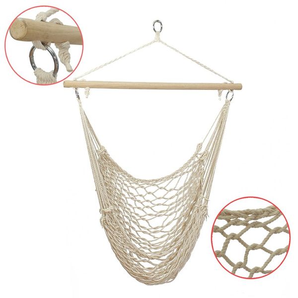 sgodde outdoor hammock chair hanging chairs swing cotton rope net swing cradles kids adults outdoor indoor sale
sgodde outdoor hammock chair hanging chairs swing cotton rope net swing cradles kids adults outdoor indoor sale