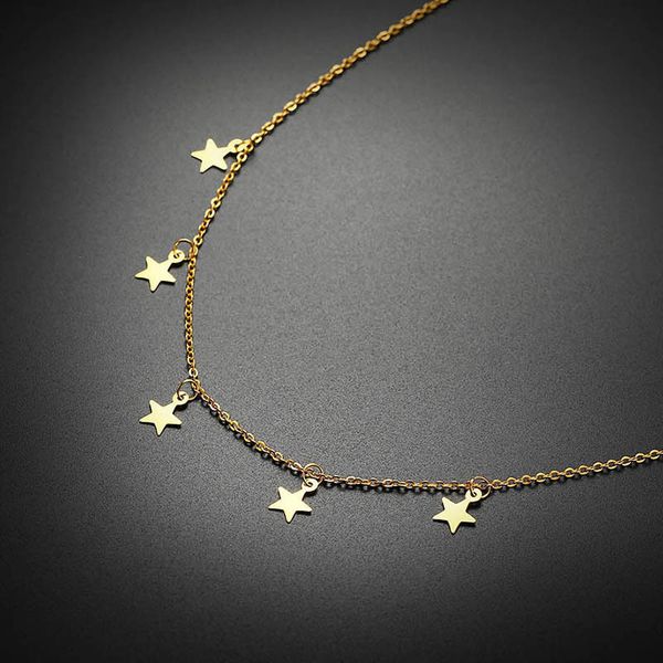 vnox elegant star charms chokers necklaces for women stainless steel trendy female party girl street wear jewelry adjustable, Golden;silver
vnox elegant star charms chokers necklaces for women stainless steel trendy female party girl street wear jewelry adjustable, Golden;silver
