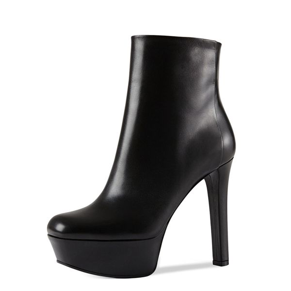 autumn fashion boots 2018 new high heel boots zipper women round toe genuine leather black shoes tl-a0144
autumn fashion boots 2018 new high heel boots zipper women round toe genuine leather black shoes tl-a0144