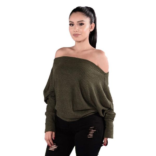 women loose knitted strapless stripe o-neck casual off shoulder pullovers for female roupa feminina, Black
women loose knitted strapless stripe o-neck casual off shoulder pullovers for female roupa feminina, Black