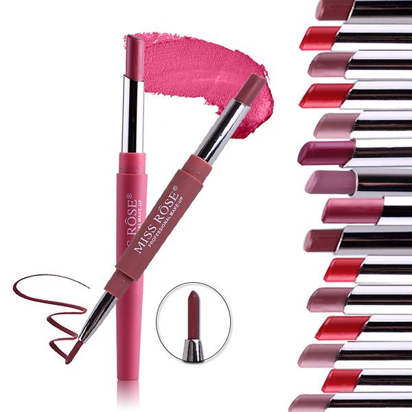 miss rose wholesale 14 pcs/lot double heads waterproof matte lipstick beauty tools professional lip gloss lipstick set
miss rose wholesale 14 pcs/lot double heads waterproof matte lipstick beauty tools professional lip gloss lipstick set