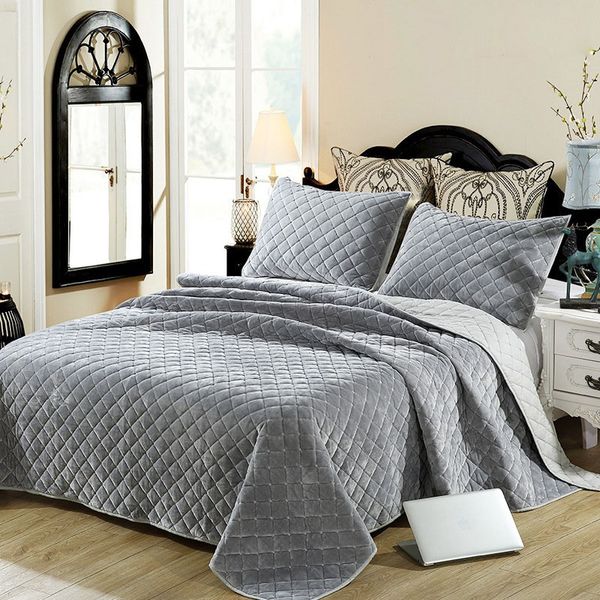 cotton bedspread quilt set 3pcs coverlet winter plush bedding embroidered quilts bed cover pillowcase king queen size blanket
cotton bedspread quilt set 3pcs coverlet winter plush bedding embroidered quilts bed cover pillowcase king queen size blanket
