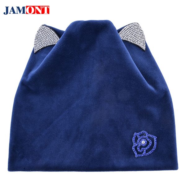2018 winter hats for women hats velvet cap cute touca women caps autumn cat ear hat ladies rhinestone ear sheathing, Blue;gray
2018 winter hats for women hats velvet cap cute touca women caps autumn cat ear hat ladies rhinestone ear sheathing, Blue;gray