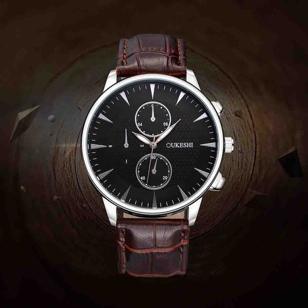 wengle oukeshi new men leisure belt business student atmosphere luxury gift dress casual sports quartz watch, Slivery;brown
wengle oukeshi new men leisure belt business student atmosphere luxury gift dress casual sports quartz watch, Slivery;brown