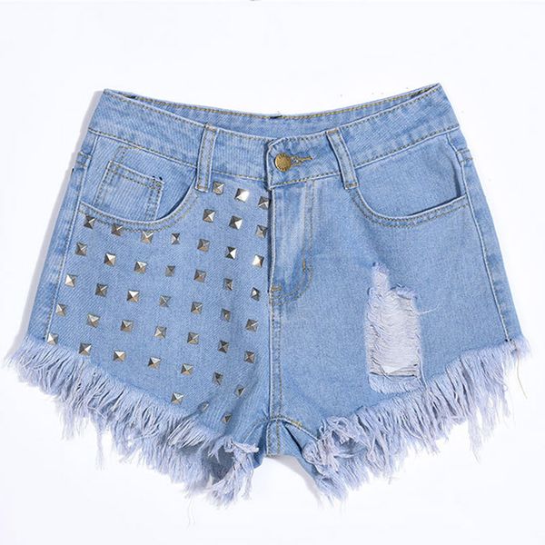 vintage denim shorts slim pants fashion high waise wide leg jean shorts rivets irregular whisker women short pants my22, Blue
vintage denim shorts slim pants fashion high waise wide leg jean shorts rivets irregular whisker women short pants my22, Blue