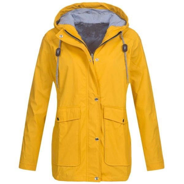 outdoor waterproof windproof solid color hooded rain jacket women wind coat, Tan;black
outdoor waterproof windproof solid color hooded rain jacket women wind coat, Tan;black