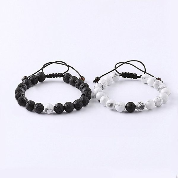 10mm adjustable long distance relationship genuine stones mala beads couple oil diffuser bracelet christmas gift seller preferred d426s, Black
10mm adjustable long distance relationship genuine stones mala beads couple oil diffuser bracelet christmas gift seller preferred d426s, Black