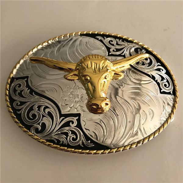 1 pcs lace gold bull head cowboys belt buckle woman man jeans jewelry accessories fit 4cm wide belts, Slivery;black
1 pcs lace gold bull head cowboys belt buckle woman man jeans jewelry accessories fit 4cm wide belts, Slivery;black