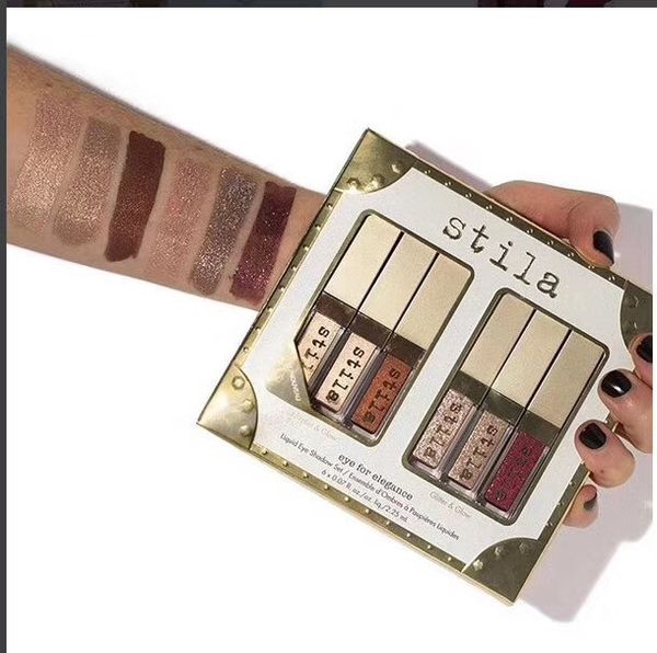 dropshipping new stila eye for elegance set shimmer glitter liquid eyeshadow 6pcs travel set makeup glow eye
dropshipping new stila eye for elegance set shimmer glitter liquid eyeshadow 6pcs travel set makeup glow eye