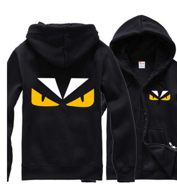 Funny Little Monster Jackets Men Black Slim Fit Coats Casual Zipper Cardigans Cartoon Fleece Outerwears
Funny Little Monster Jackets Men Black Slim Fit Coats Casual Zipper Cardigans Cartoon Fleece Outerwears