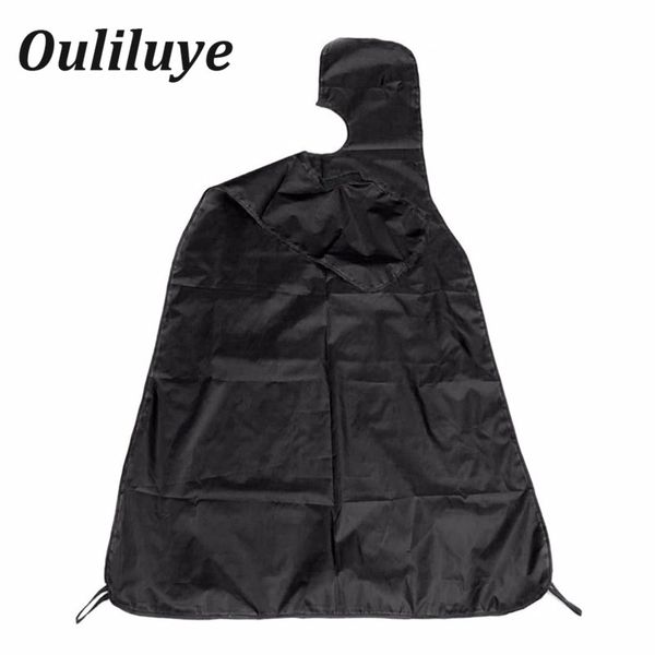 

1pc 120x80cm apron for man bathroom apron black beard hair shave waterproof floral cloth household cleaning protecter