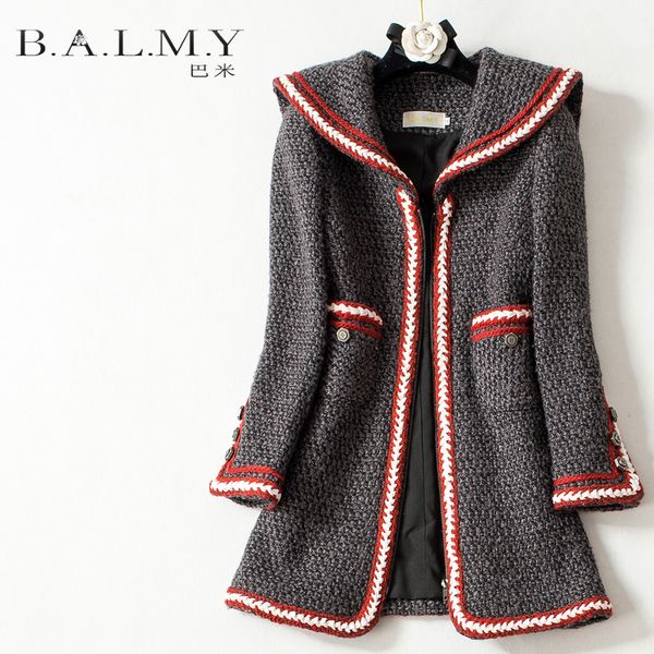 new incense wind small navy collar fund autumn winters black fashion jackets female temperament coat
new incense wind small navy collar fund autumn winters black fashion jackets female temperament coat