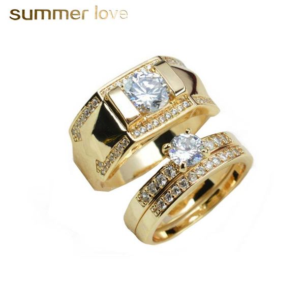 2018 gold plating couple ring set for women men punk style crystal stackable ring jewelry accessories, Golden;silver
2018 gold plating couple ring set for women men punk style crystal stackable ring jewelry accessories, Golden;silver