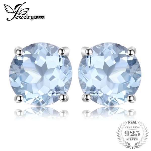 jewelrypalace round 2ct natural sky blue z birthstone stud earrings genuine 925 sterling silver fine jewelry for women, Golden;silver
jewelrypalace round 2ct natural sky blue z birthstone stud earrings genuine 925 sterling silver fine jewelry for women, Golden;silver
