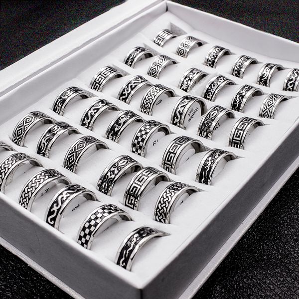2019 mix style boho stainless steel men ring men anillos fashion width 8mm bulk punk rings jewelry for women anillos mujer, Silver
2019 mix style boho stainless steel men ring men anillos fashion width 8mm bulk punk rings jewelry for women anillos mujer, Silver