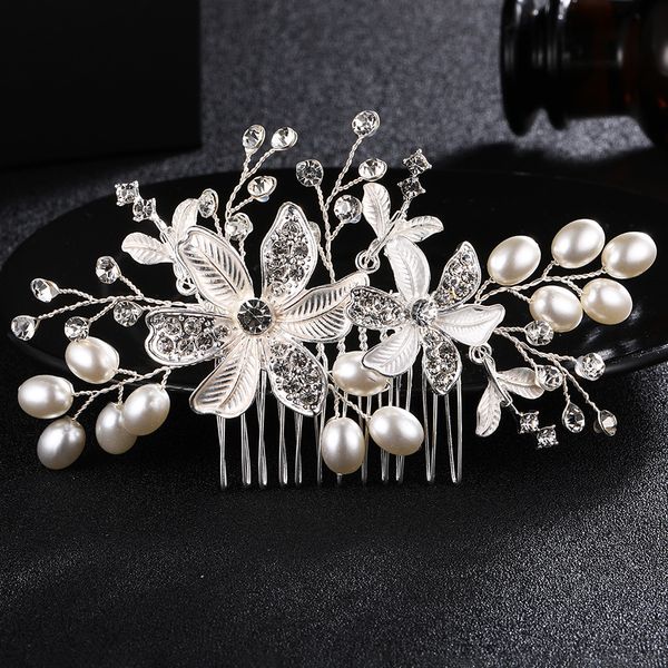 crystal flower and leaf wedding hair comb silver hair jewelry for wedding bride bridesmaid jch1007222193, Golden;white
crystal flower and leaf wedding hair comb silver hair jewelry for wedding bride bridesmaid jch1007222193, Golden;white