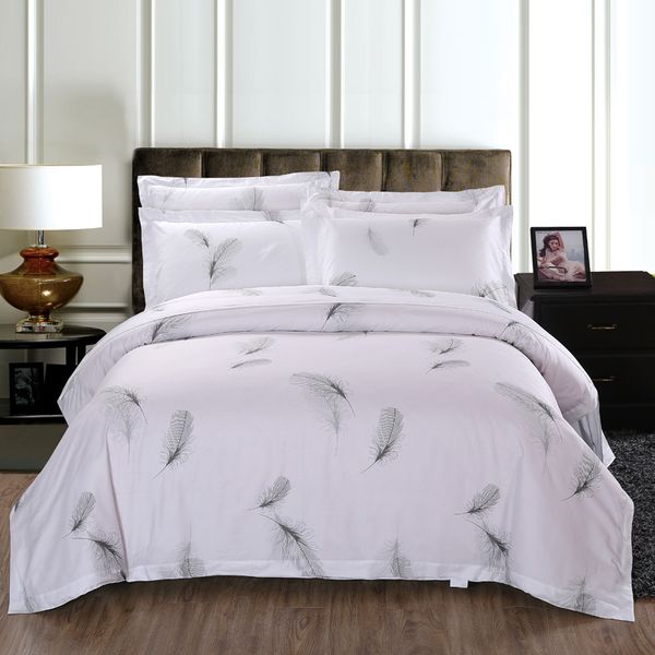 bedding set 100% cotton bed linen l white feather bed sets(duvet cover+sheet+pillowcase) edredon ropa de cama
bedding set 100% cotton bed linen l white feather bed sets(duvet cover+sheet+pillowcase) edredon ropa de cama