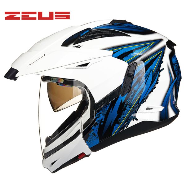 zeus motocross helmet casco off road vehicle 2 lenses capacete upscale protective motorbike riding equipment 613b
zeus motocross helmet casco off road vehicle 2 lenses capacete upscale protective motorbike riding equipment 613b