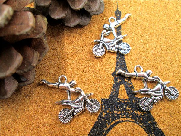 36pcs--motorcycle charms,antique tibetan silver tone dirtbike charm pendants, 25x24mm, Bronze;silver
36pcs--motorcycle charms,antique tibetan silver tone dirtbike charm pendants, 25x24mm, Bronze;silver