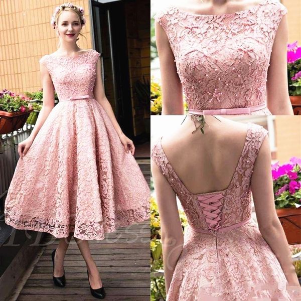 pearls pink lace short prom dresses sleeveless scoop neck a line tea length girls pageant dress party gowns custom made, Black
pearls pink lace short prom dresses sleeveless scoop neck a line tea length girls pageant dress party gowns custom made, Black