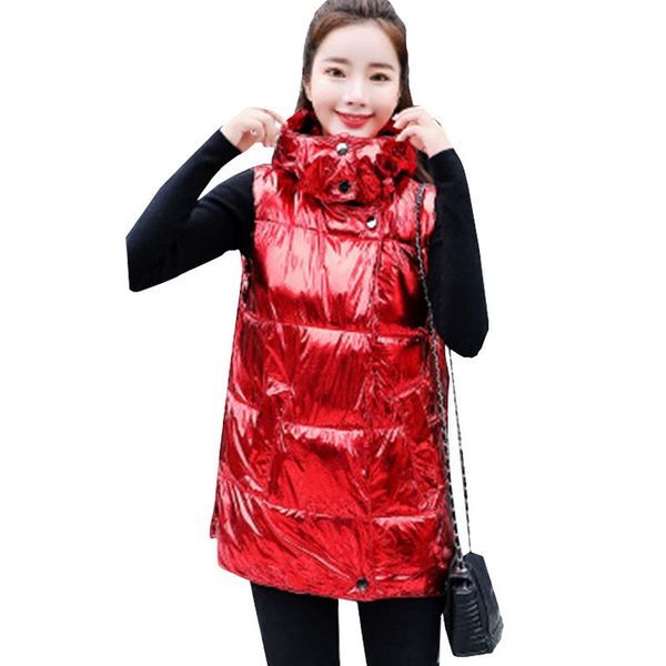 woman vest jacket winter coat hooded sequins waistcoat women 2018 winter vest jacket women thickening keep warm waistcoat pz257, Black;white
woman vest jacket winter coat hooded sequins waistcoat women 2018 winter vest jacket women thickening keep warm waistcoat pz257, Black;white