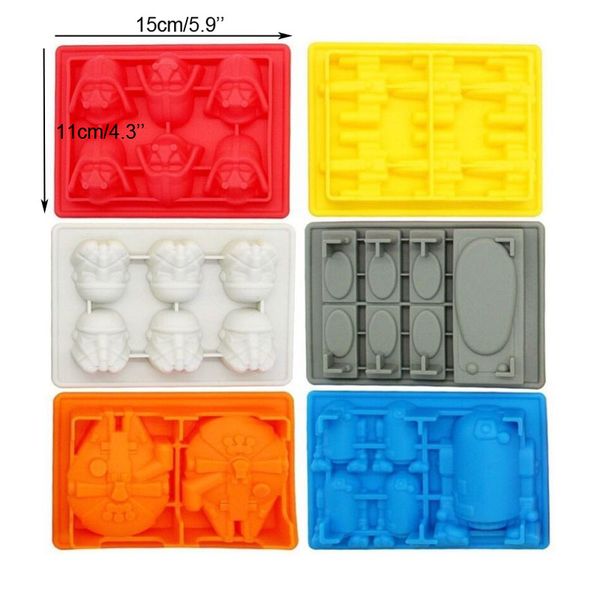 event new design 8pc ice tray silicone mold ice cube ice cream makers chocolate fondant mould death star r2d2 hans solo falco
event new design 8pc ice tray silicone mold ice cube ice cream makers chocolate fondant mould death star r2d2 hans solo falco