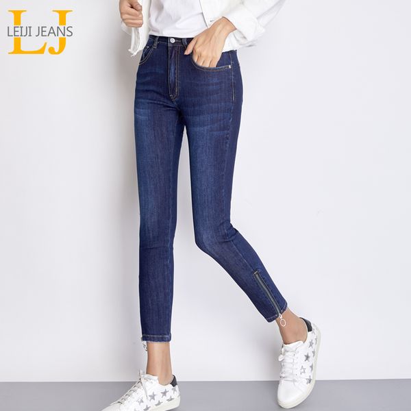 new autumn bleached fake zippers plus size l denim dark blue mid waist full length skinny pencil jeans for women 7052
new autumn bleached fake zippers plus size l denim dark blue mid waist full length skinny pencil jeans for women 7052