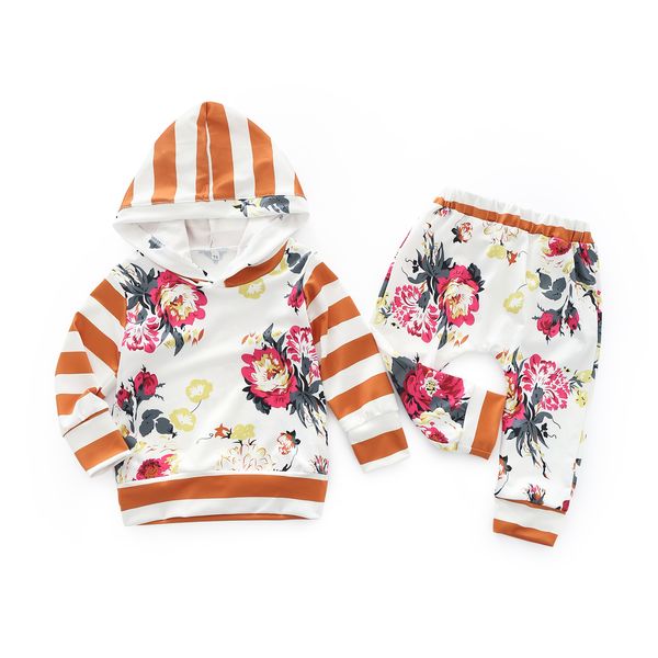 cute baby girl hoodie sweatshirt pants set cartoon floral cotton hooded 2pieces set for 1-3years babies newborn infant girl outerwear set, White
cute baby girl hoodie sweatshirt pants set cartoon floral cotton hooded 2pieces set for 1-3years babies newborn infant girl outerwear set, White