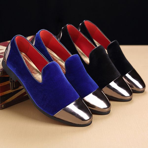 luxury handmade mens loafers velvet smoking slipper slip-on men's flats designer shoes fashion wedding dress formal shoes plus size q-2, Black
luxury handmade mens loafers velvet smoking slipper slip-on men's flats designer shoes fashion wedding dress formal shoes plus size q-2, Black