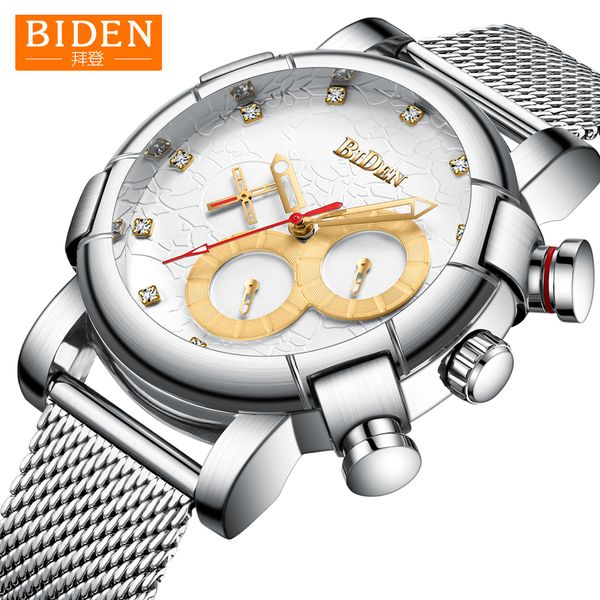 watches men biden sports waterproof watch male stainless steel strap casual quartz watch men's designed wristwatch drop shipping, Slivery;brown
watches men biden sports waterproof watch male stainless steel strap casual quartz watch men's designed wristwatch drop shipping, Slivery;brown