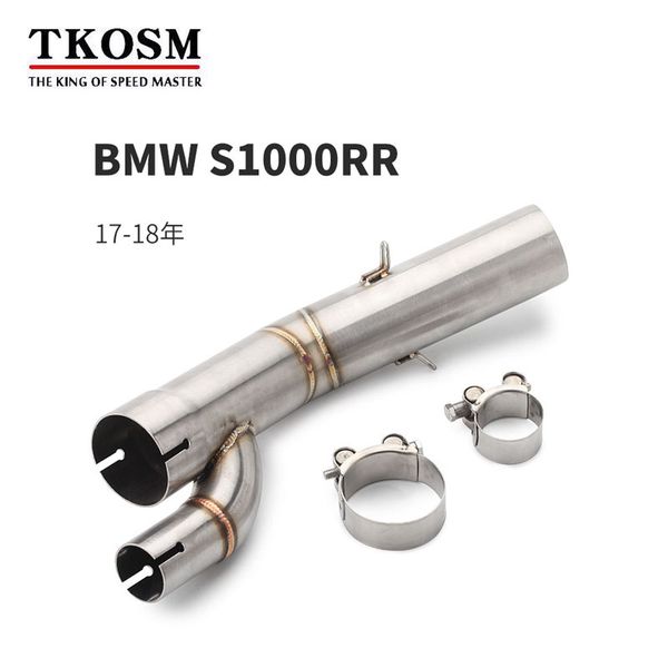 TKOSM мотоцикл выхлопных газов глушитель средняя труба частей выхлопных мотоциклов для BMW S1000RR S1000 RR S1000R S1000XR 2018 2017
TKOSM мотоцикл выхлопных газов глушитель средняя труба частей выхлопных мотоциклов для BMW S1000RR S1000 RR S1000R S1000XR 2018 2017