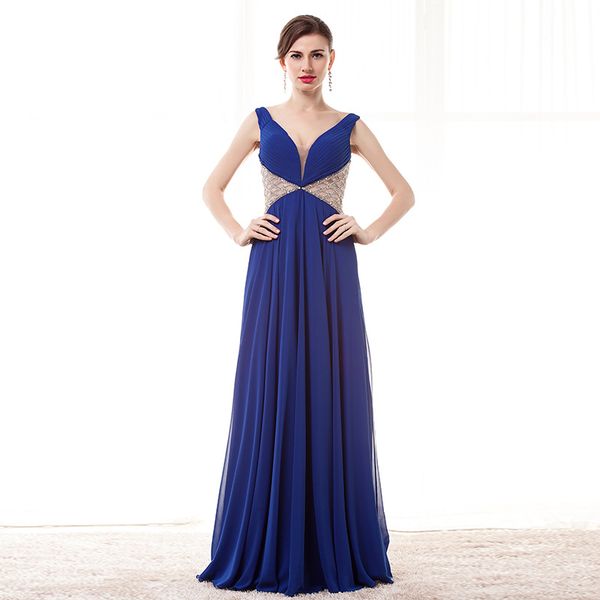 royal blue evening dresses pleats chiffon long prom dresses illusion sheer with beading long formal dresses 2018 new arrival, Black;red
royal blue evening dresses pleats chiffon long prom dresses illusion sheer with beading long formal dresses 2018 new arrival, Black;red