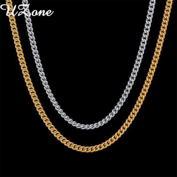 uzone 24 inch twist rope chain necklace gold color cuban link chain necklace can drop shipping, Silver
uzone 24 inch twist rope chain necklace gold color cuban link chain necklace can drop shipping, Silver