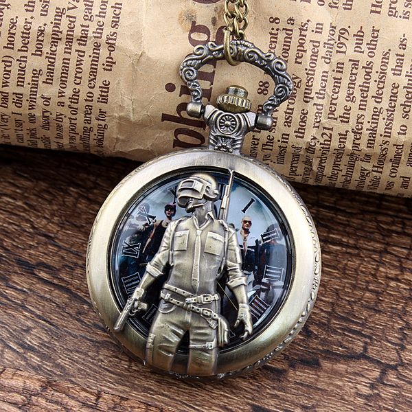 playerunknown's battlegrounds the ussr sniper pocket watch for children casket watches for men and women ladies girls, Slivery;golden
playerunknown's battlegrounds the ussr sniper pocket watch for children casket watches for men and women ladies girls, Slivery;golden