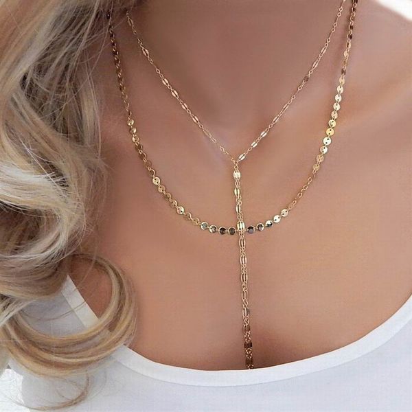 boho lariat necklace long y shape necklace double strand sequins wrap coin choker for women jewelry, Golden;silver
boho lariat necklace long y shape necklace double strand sequins wrap coin choker for women jewelry, Golden;silver