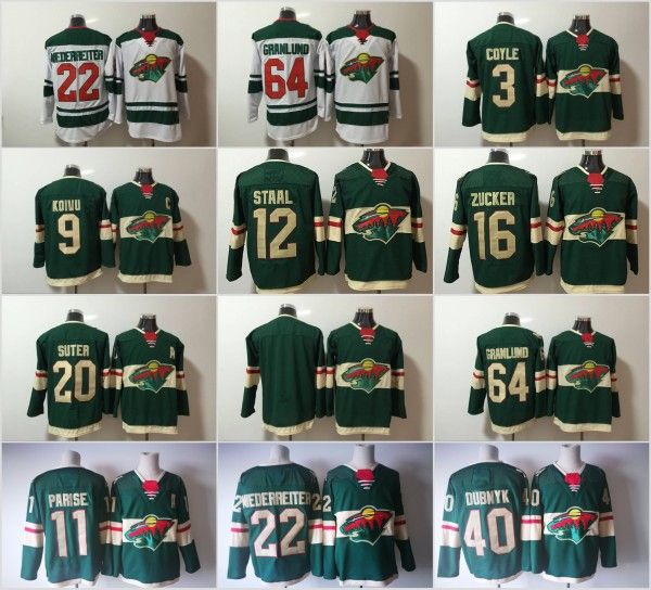 2018 New Season Minnesota Wild 22 Nino Niederreiter 11 Zach Parise 12 Eric Staal 16 Jason Zucker 40 Devan Dubnyk Green Hockey Jerseys
2018 New Season Minnesota Wild 22 Nino Niederreiter 11 Zach Parise 12 Eric Staal 16 Jason Zucker 40 Devan Dubnyk Green Hockey Jerseys