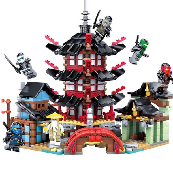 Ninja Temple 737+pcs DIY Building Block Sets educational Toys for Children Compatible legoing ninjagoes free shipping
Ninja Temple 737+pcs DIY Building Block Sets educational Toys for Children Compatible legoing ninjagoes free shipping