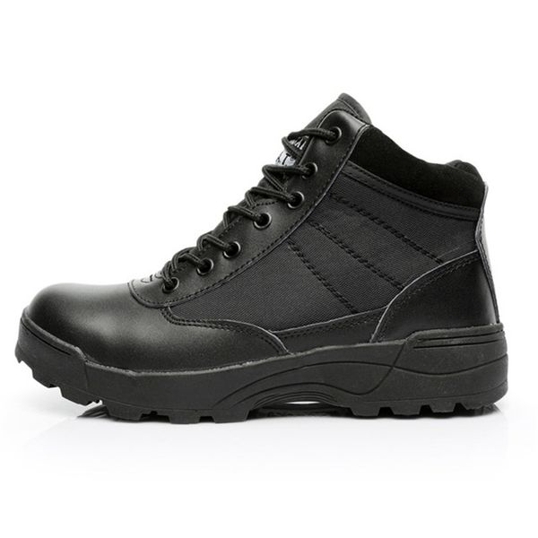 men outdoor tactical sport boots non-slip trekking climbing boots ultra-light lace up ankle boots, Black
men outdoor tactical sport boots non-slip trekking climbing boots ultra-light lace up ankle boots, Black