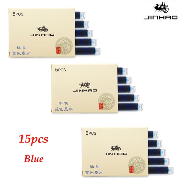 3 boxes 15pcs fountain pen ink cartridge can be interchanged with ink absorber, Black;red
3 boxes 15pcs fountain pen ink cartridge can be interchanged with ink absorber, Black;red