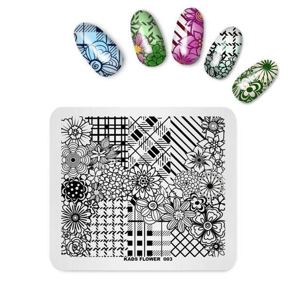 nail stamp plate flower nail art stamping stamp image art decoration template stencil beauty tools flower pattern, White
nail stamp plate flower nail art stamping stamp image art decoration template stencil beauty tools flower pattern, White
