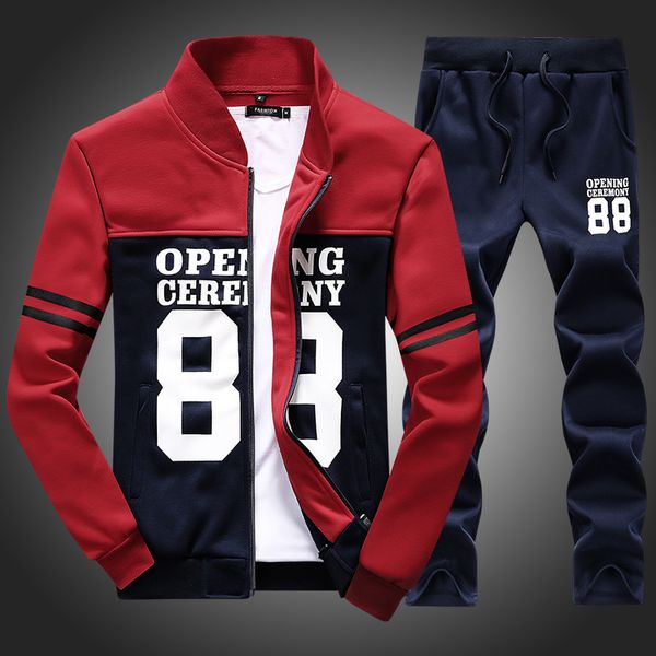 o-neck spring autumn mens sportwear suit sweatshirts jacket + pants tracksuits set brand male sweat suit print two piece set -4xl, Gray
o-neck spring autumn mens sportwear suit sweatshirts jacket + pants tracksuits set brand male sweat suit print two piece set -4xl, Gray
