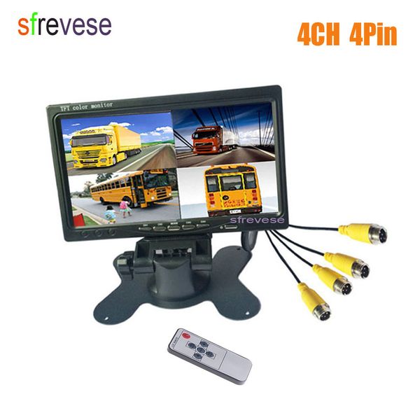 12v-24v vehicle car rear view 7" lcd monitor 4pin 4ch quad split screen for long bus truck caravan van motorhome 4pin
12v-24v vehicle car rear view 7" lcd monitor 4pin 4ch quad split screen for long bus truck caravan van motorhome 4pin