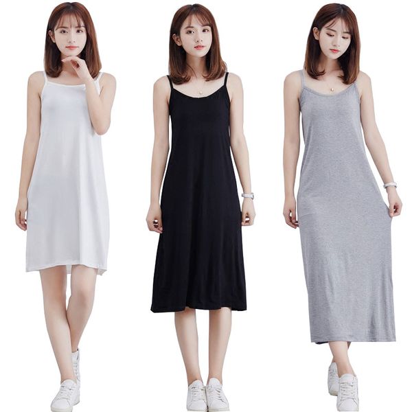womens casual summer dress 2018 basic modal o-neck long dress sleeveless slim solid tank dress vestidos spaghei strap bodycon, White;black
womens casual summer dress 2018 basic modal o-neck long dress sleeveless slim solid tank dress vestidos spaghei strap bodycon, White;black