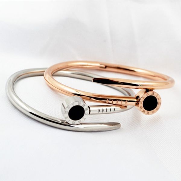 roman letter nail bracelet black round roman digital steel nail bracelet word stainless steel fashion 18k rose gold women's bracelet
roman letter nail bracelet black round roman digital steel nail bracelet word stainless steel fashion 18k rose gold women's bracelet