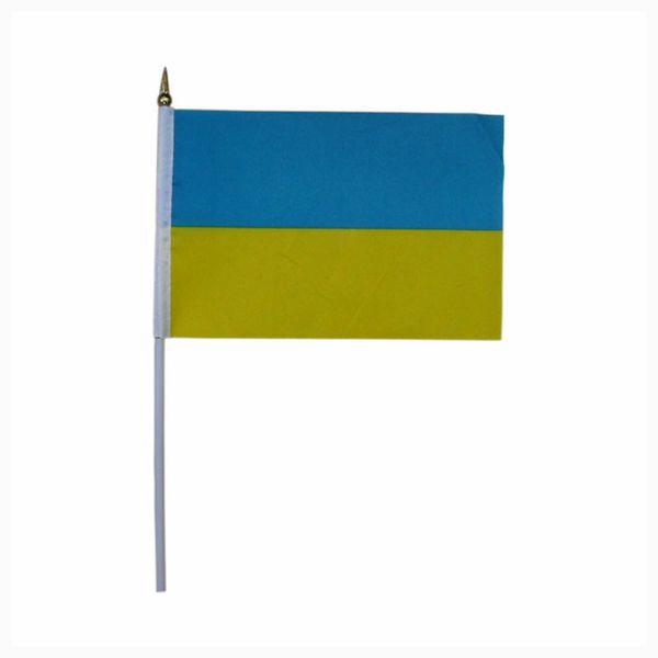 wholesale polyester flags,14*21 cm ukraine flag with plastic pole,small size silk printing flags factory directly 100pcs/lot
wholesale polyester flags,14*21 cm ukraine flag with plastic pole,small size silk printing flags factory directly 100pcs/lot