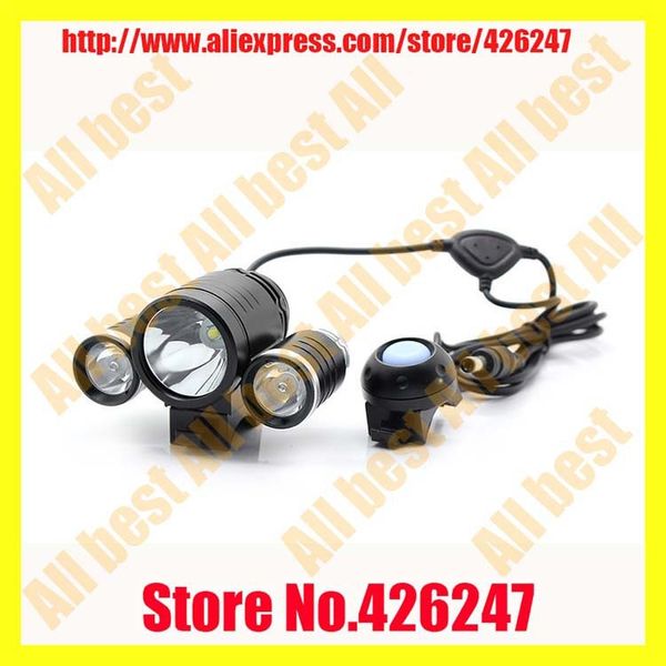 

wholesale price--trustfire tr-d003 cree xml-t6+2*xpe-r2 1800lm 3-mode bicycle light(4x18650 battery