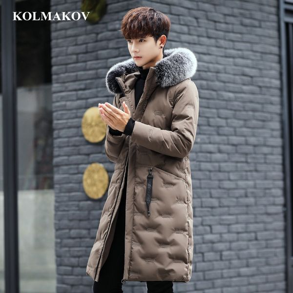 kolmakov new men's winter parkas mens fur hooded parka slim fit jacketst and coats mans 2018 thick long coats plus size m-3xl, Black
kolmakov new men's winter parkas mens fur hooded parka slim fit jacketst and coats mans 2018 thick long coats plus size m-3xl, Black